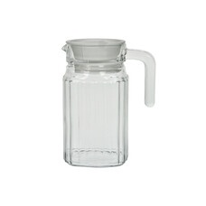 Quadro schenkkan glas met deksel 0,5ltr doos à 6