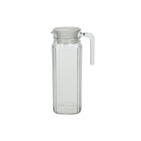 Quadro schenkkan glas met deksel 1,2ltr doos à 6
