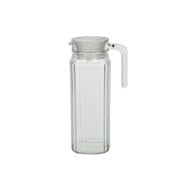 Quadro schenkkan glas met deksel 1,2ltr doos à 6