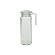 Quadro schenkkan glas met deksel 1,2ltr doos à 6