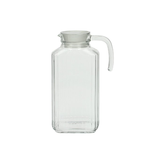 Luminarc Quadro schenkkan glas met deksel 1,7ltr doos à 6