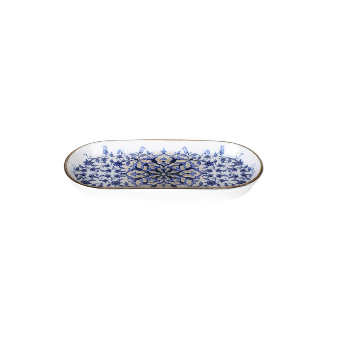 Kütahya Tile Legacy ovaal bord 17 x 9 x 2,2 cm 125 ml doos à 6