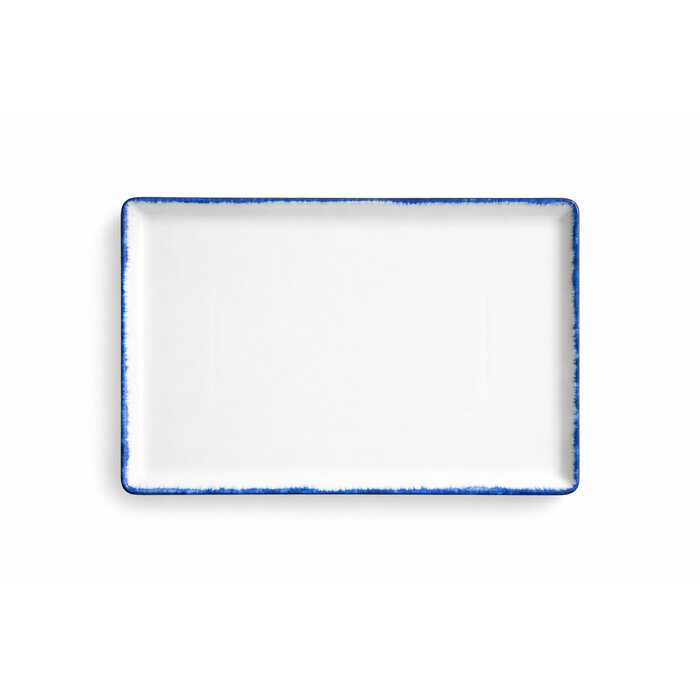 Kütahya Azure rechthoekig bord 35 x 26 cm doos à 6