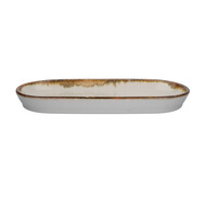 Amber ovaal bord 17 x 9 x 2,2 cm 125 ml doos à 6