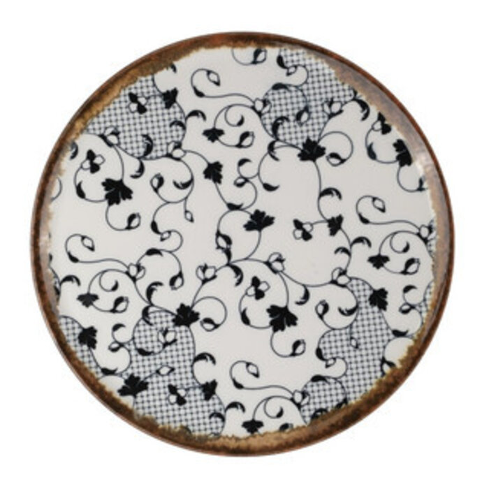 Kütahya  Fluer coupe bord 27 cm doos à 12