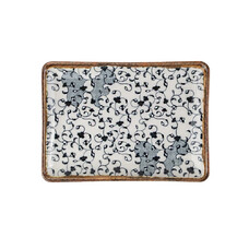 Fluer rechthoekig bord 18 x 13 cm doos à 6