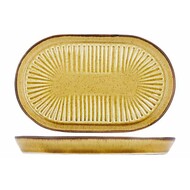 Proof Solas Mustard Ovaal bord 19 x 12,5cm doos à 12