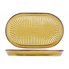 Proof Solas Mustard Ovaal bord 19 x 12,5cm doos à 12