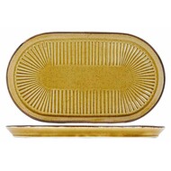 Proof Solas Mustard Ovaal bord 28 x 16cm doos à 12