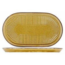 Proof Solas Mustard Ovaal bord 28 x 16cm doos à 12