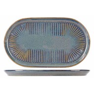 Proof Solas Blauw Ovaal bord 28 x 16cm doos à 12