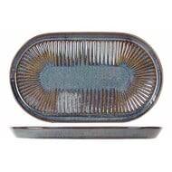 Proof Solas Blauw Ovaal bord 24 x 14cm doos à 12