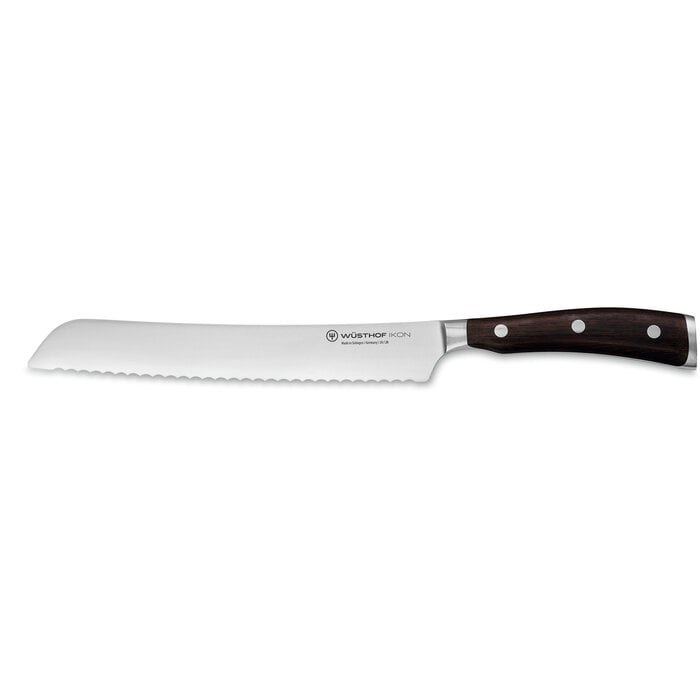 Wusthof Ikon Broodmes 20cm met golfsnede 4996/20