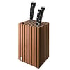 Wusthof Messenblok leeg 13-delig vierkant 15x15x27cm Thermo Beuken 7262