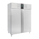 Vrieskast rvs 2 deurs