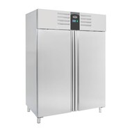 Vrieskast rvs 2 deurs