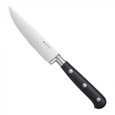 Steakmes – roestvrijstaal – zwart – doos à 12 stuks