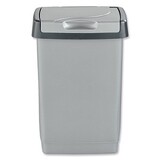 Afvalbak Curver 50 ltr kunststof grijs
