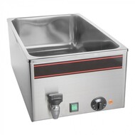 Bain Marie rvs met aftapkraan
