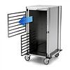 Warmhoudwagen 2/1 gastronorm 16 regalen 157(H)77x88cm