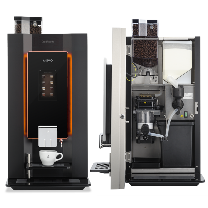 Animo OptiFresh Bean 2 Touch Koffiemachine (bonen) Zwart