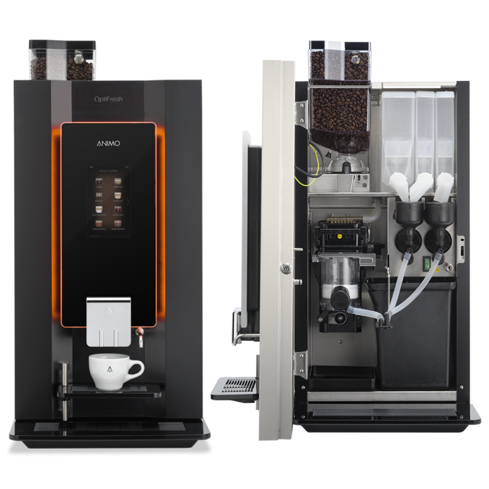 Animo OptiFresh Bean 4 Touch Koffiemachine (bonen) Zwart