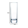 Arcoroc Islande Tubo 22cl hoog smal model doos à 6  Ø5,3x15(h)cm
