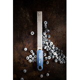 Premium Zester rasp fijn smal blauwe greep