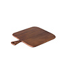 GenWare Acacia rechthoekig pizzaplateau met handvat 44 x 34 x 1,5 cm