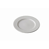 Q Fine China bord met rand 28 cm – per 3 stuks