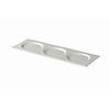 Q Fine China presentatiebord met 3 spiegels 38,5 x 14 cm – per 3 stuks
