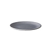 Tinto bord mat grijs 22,8 cm – per 6 stuks