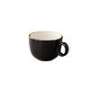 Q AUTHENTIC Jersey latte koffiekop stapelbaar bruin 350 ml – per 6 stuks