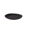 Oyster bord zwart 21 cm – per 4 stuks