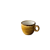 Q AUTHENTIC Jersey espresso kop stapelbaar geel 80 ml – per 6 stuks