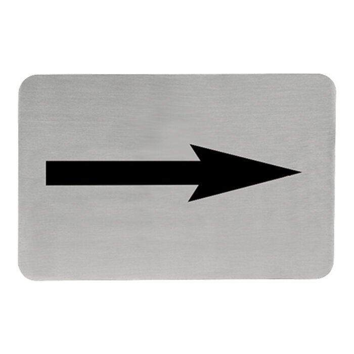 Emga Infobord – roestvrijstaal