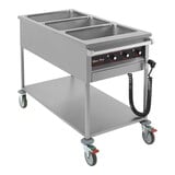 Bain marie wagen – roestvrijstaal