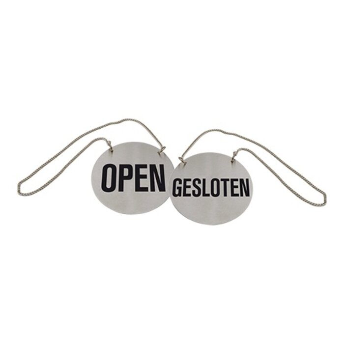 Emga Infobord – roestvrijstaal – 13,0 cm