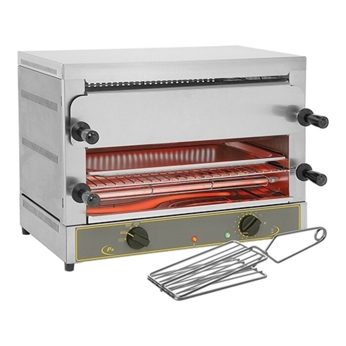 Roller Grill Tosti salamander – 2-etages – roestvrijstaal