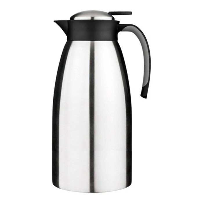 Helios Isoleerkan – 1,5L – roestvrijstaal – zwart
