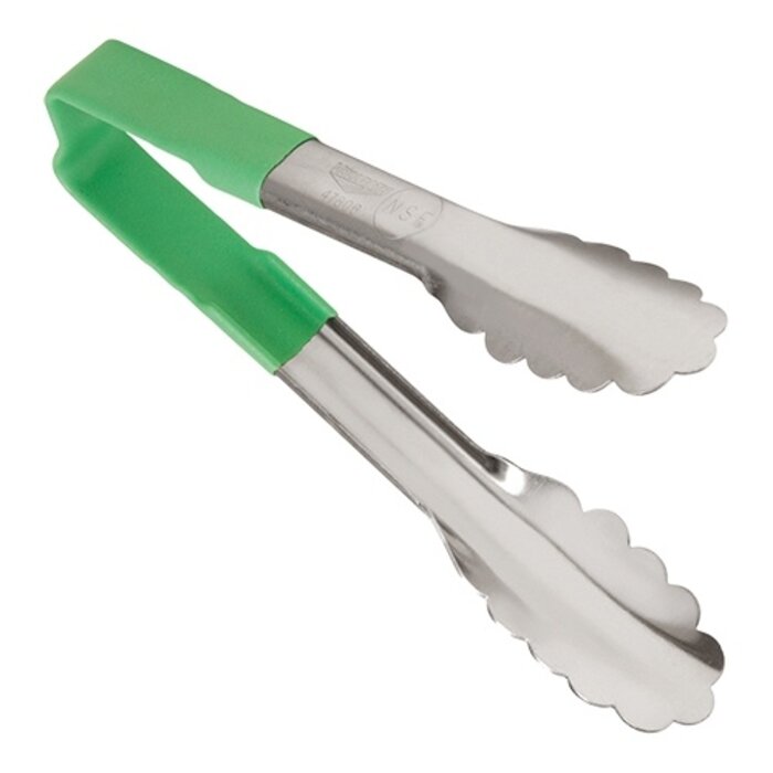Vollrath Serveertang – L.15,0cm – roestvrijstaal – groen