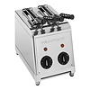 MilanToast Tosti apparaat – 2-tangen – roestvrijstaal