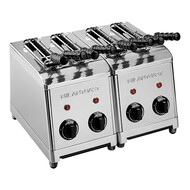 Tosti apparaat – 4-tangen – roestvrijstaal