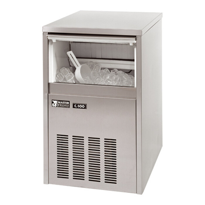 MasterFrost Ijsblokjesmachine – 40kg/dag – roestvrijstaal