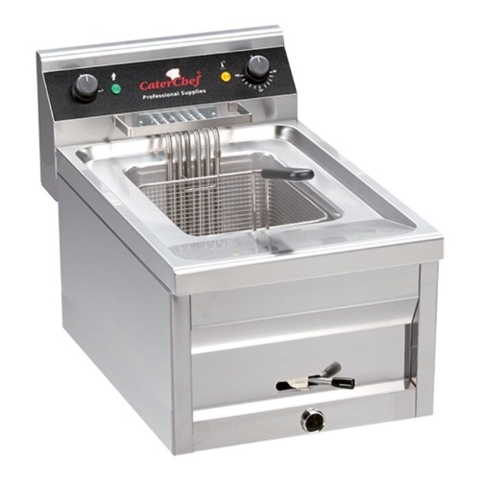 CaterChef Friteuse – 12L – roestvrijstaal – 12,000 l