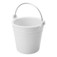 Serveer emmer – Ø10,0cm – porselein – wit