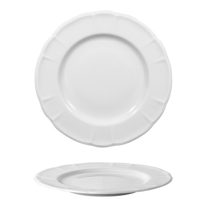Saturnia Bord – Ø17,0cm – porselein – wit