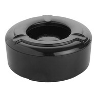 Terras asbak – Ø10cm – melamine (MF) – zwart