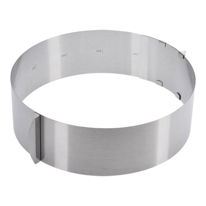 Westmark Taartring – Ø16~Ø30cm – roestvrijstaal – 30,0 cm