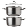 Pujadas Stoomkookpan – 015L – + – 015L – roestvrijstaal 18/10 – 32,0 cm